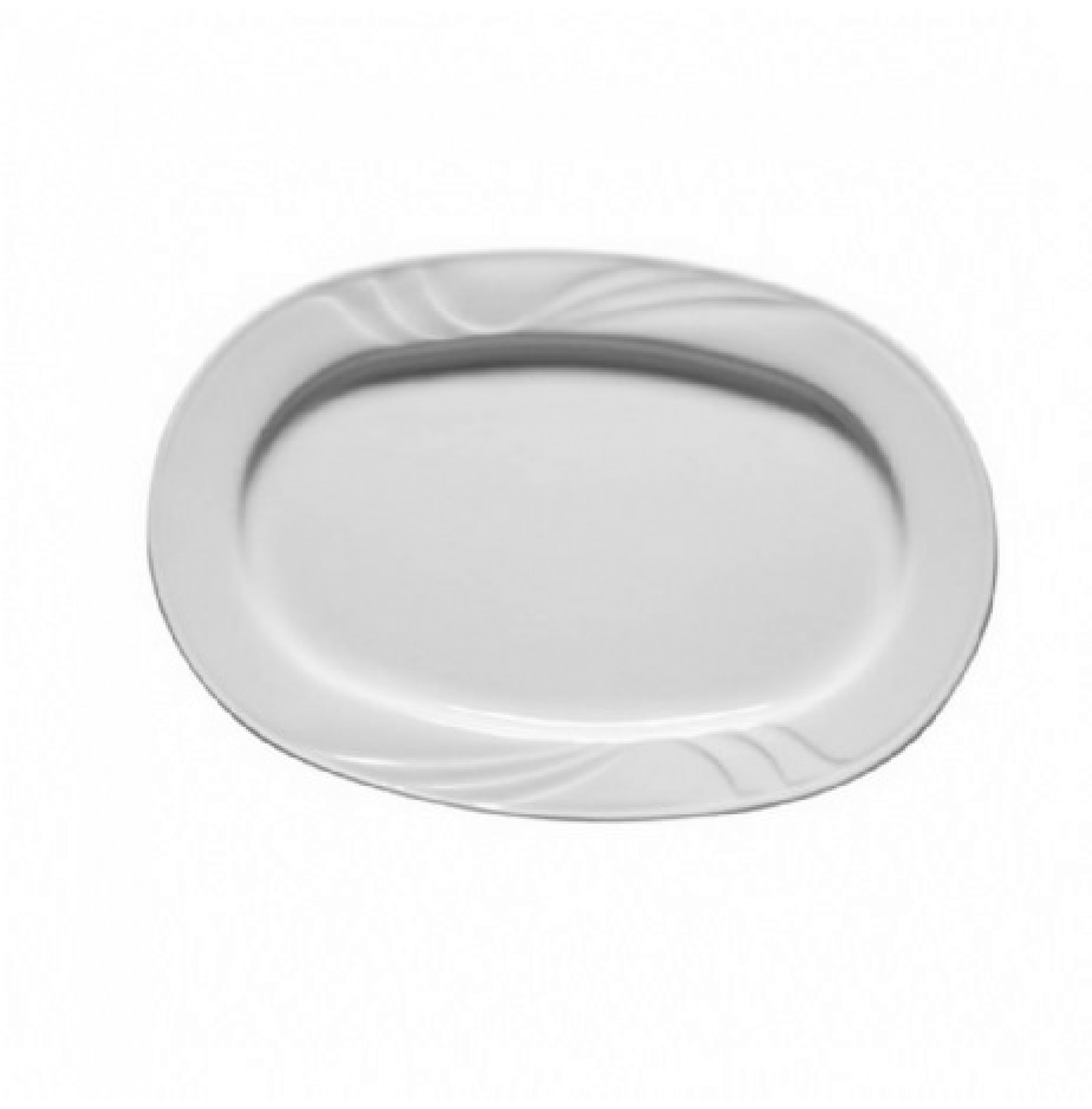 DIDIM OTEL 40 CM KAYIK TABAK DEKORSUZ