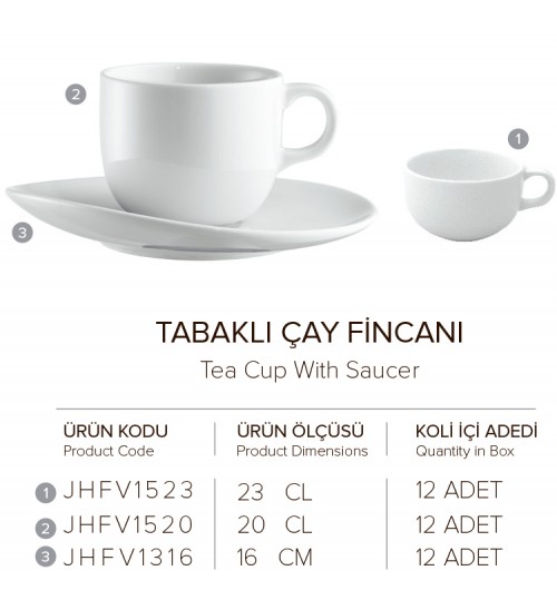 TABAKLI ÇAY FİNCANI