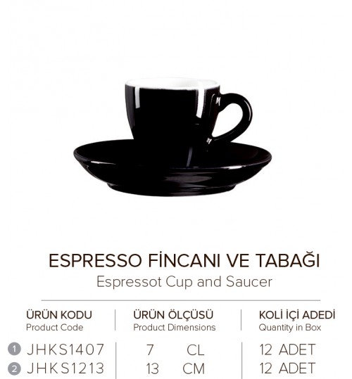ESPRESSO FİNCANI VE TABAĞI