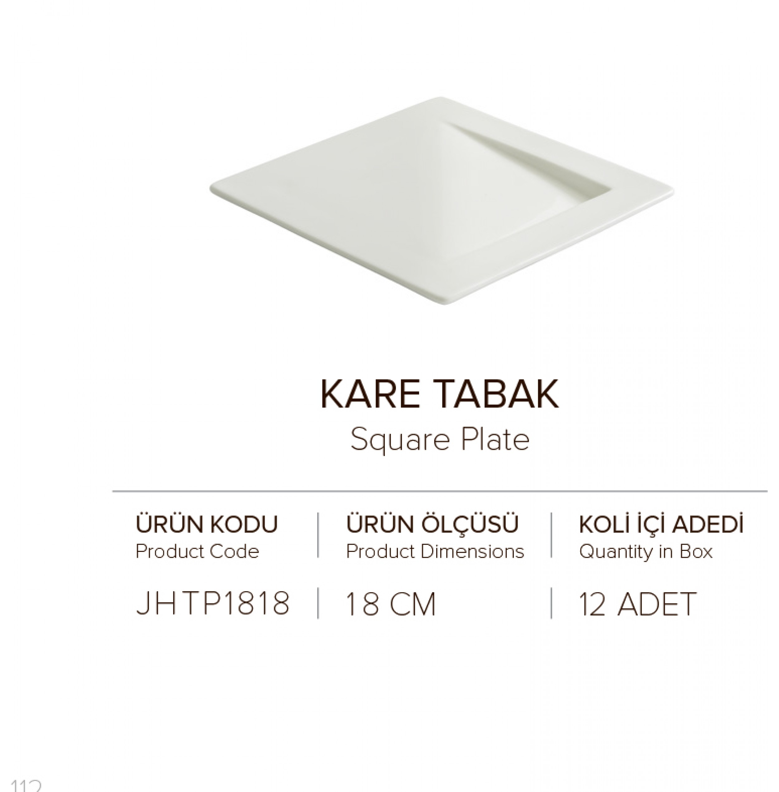 KARE TABAK 