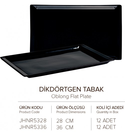 DİKDÖRTGEN TABAK