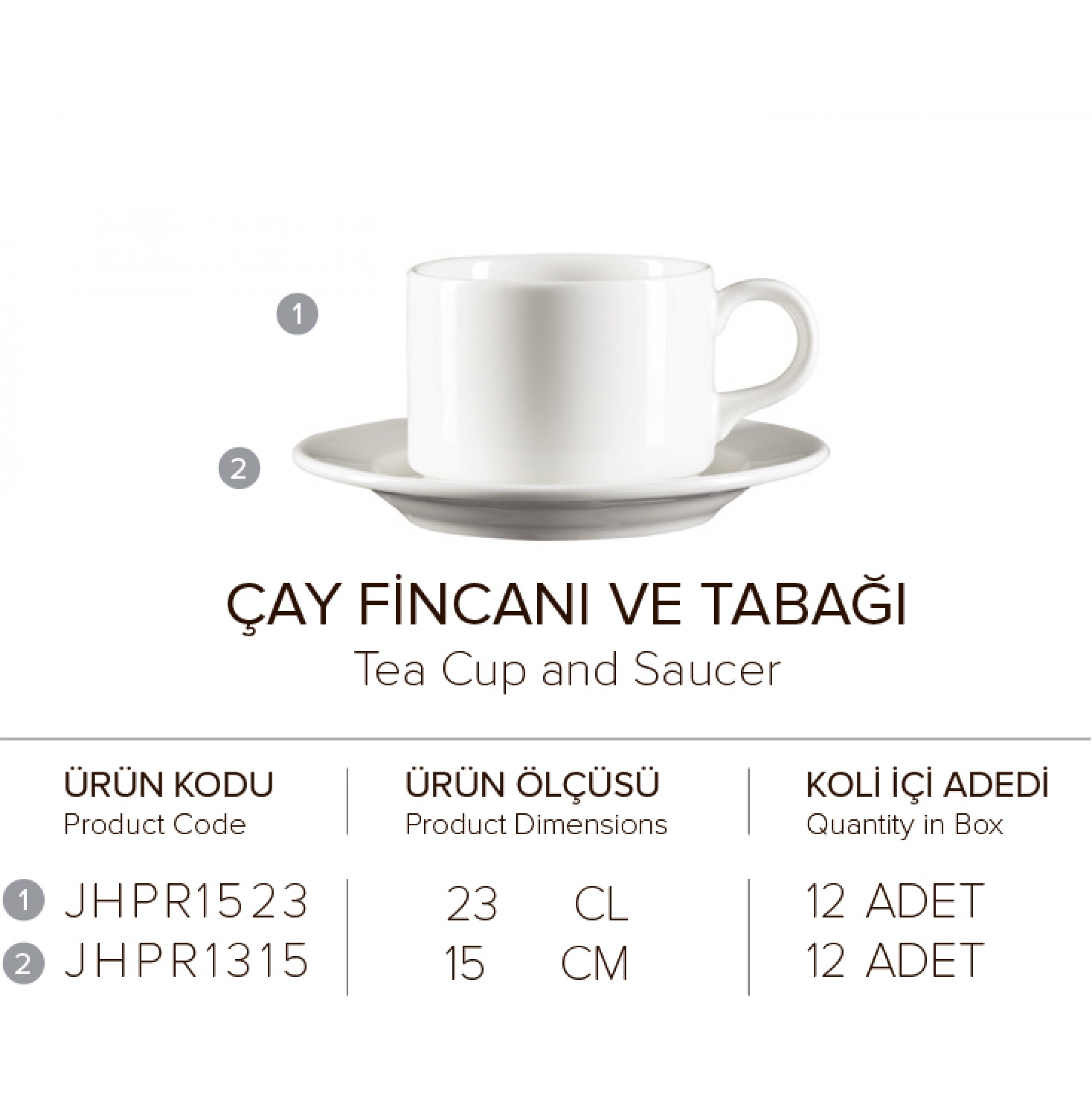 ÇAY FINCANI VE TABAGI 