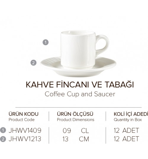 KAHVE FİNCANI VE TABAĞI