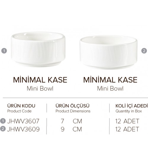 MİNİMAL KASE