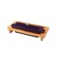 Lava Ahşap Standlı Döküm Demir  Terrine, Ekmek Kabı 8,5×26,5 cm