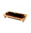 Lava Ahşap Standlı Döküm Demir  Terrine, Ekmek Kabı 8,5×26,5 cm