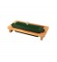 Lava Ahşap Standlı Döküm Demir  Terrine, Ekmek Kabı 8,5×26,5 cm