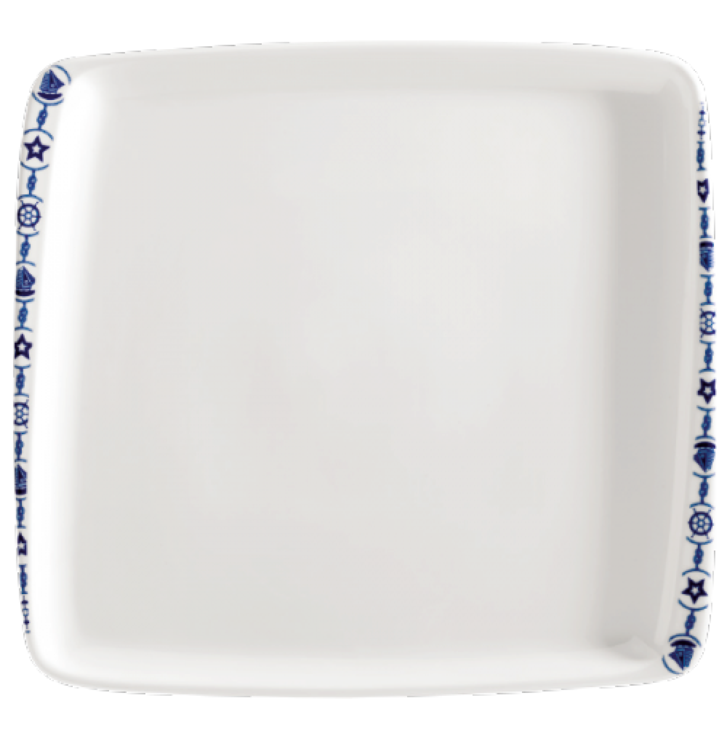 Navy Moove Kare Tabak 15*14 cm