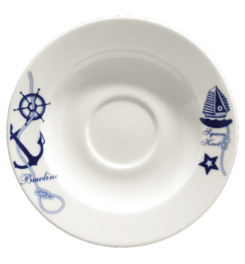 Navy Banquet Çay Fincan Tabağı 16 cm
