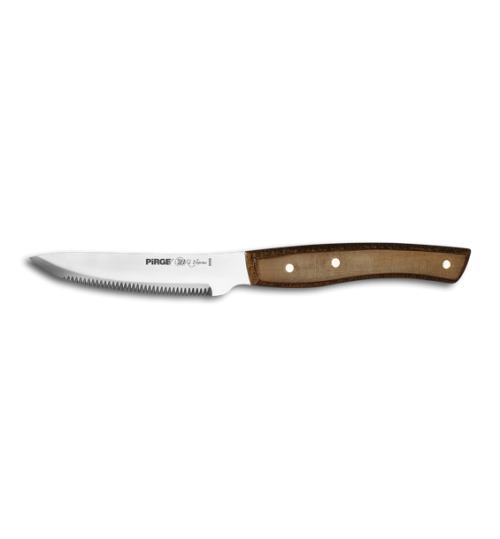 El Yapımı Biftek Bıçağı Fiber Sap 12 cm